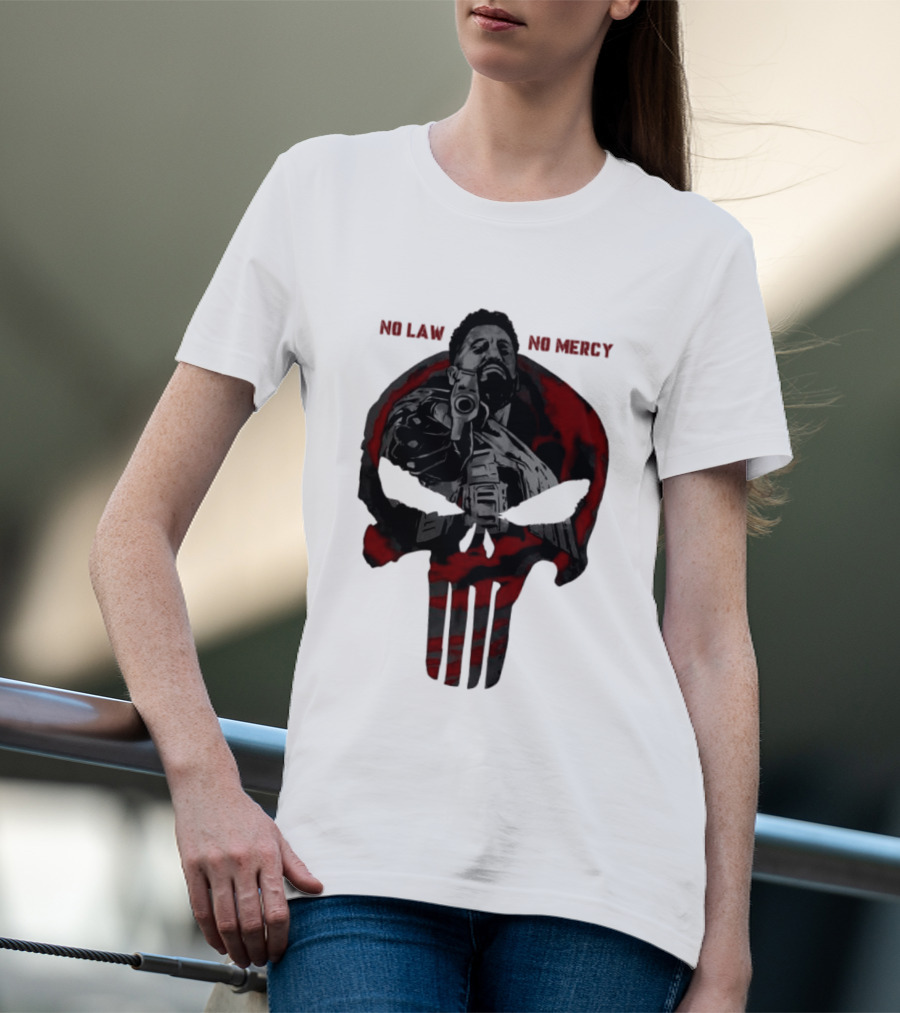No Law No Mercy Skull Of Terror The Punisher Marvel Universal T-Shirt