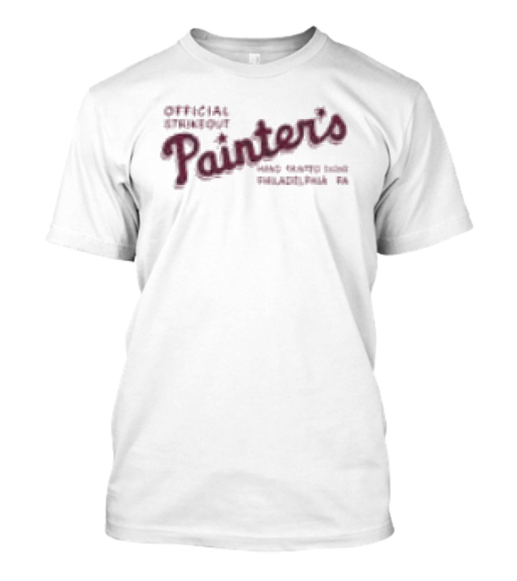 Phillies Strikeout Official Painter's Hand Painted Signs Philadelphia PA T-Shirt