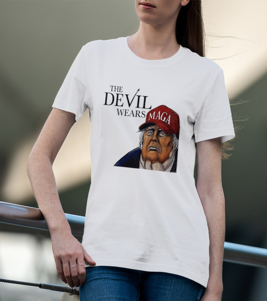 The Devil Wears MAGA Cap Trump T-Shirt