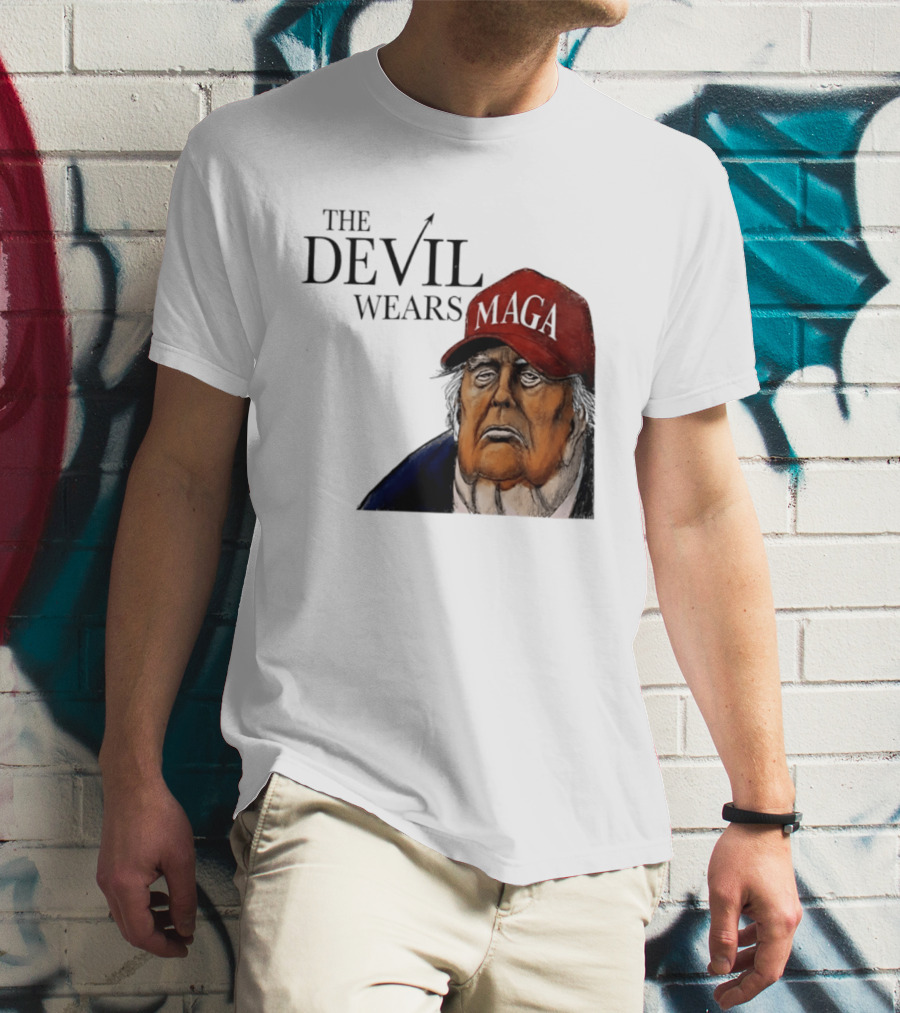 The Devil Wears MAGA Cap Trump T-Shirt