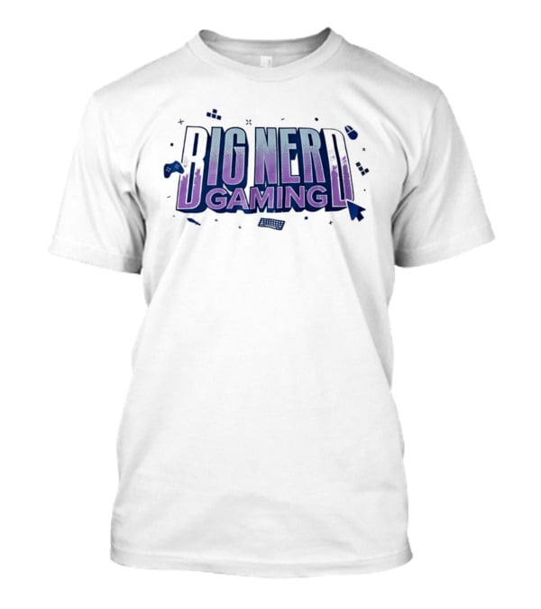 Big Nerd Gaming Console Controller Geek Fanatics T-Shirt
