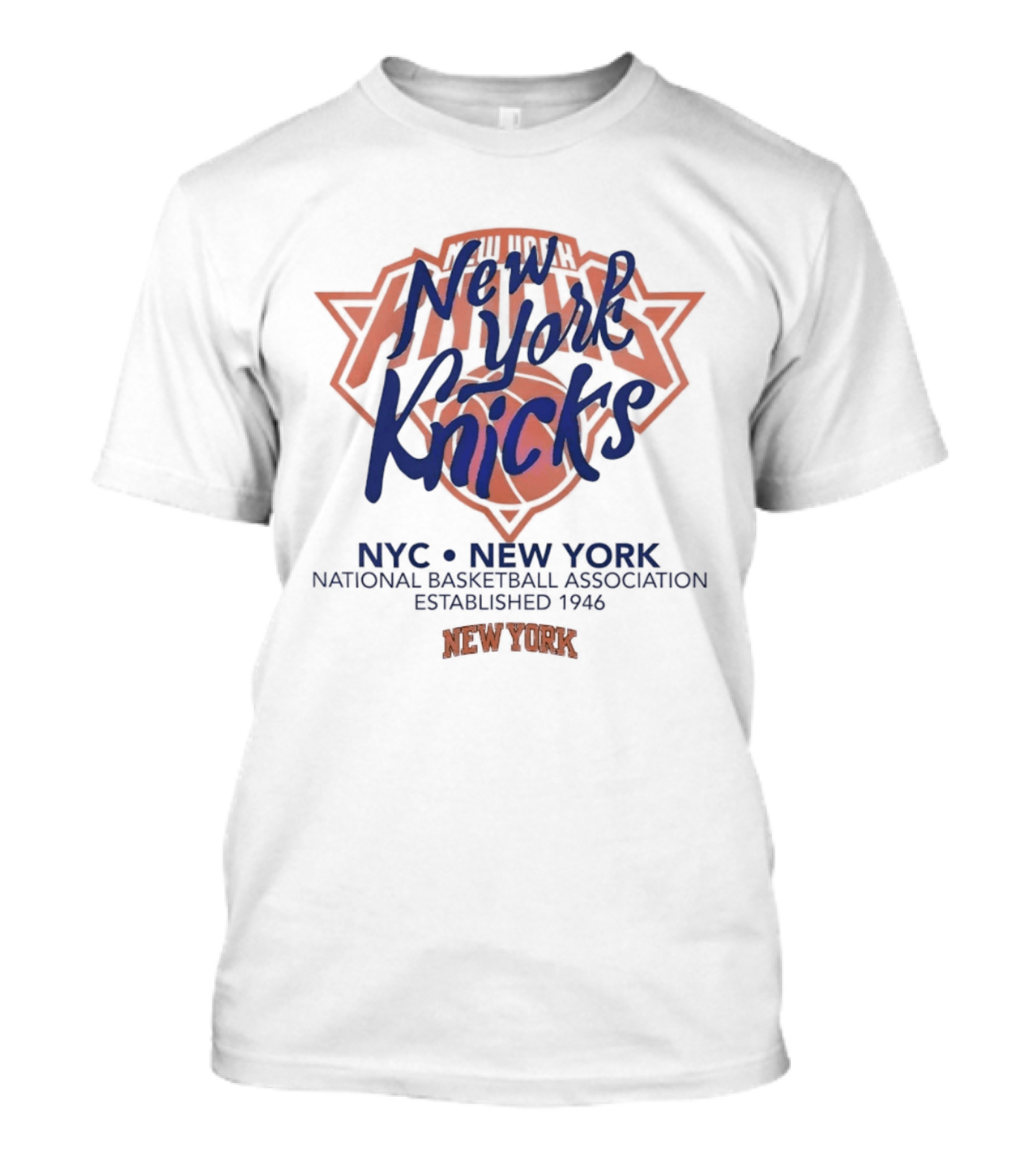 New York Knicks NYC NBA Established 1946 T-Shirt