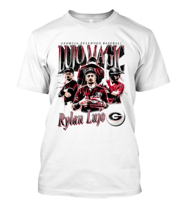 Georgia Bulldogs Baseball Lujo Magic Rylan Lujo T-Shirt