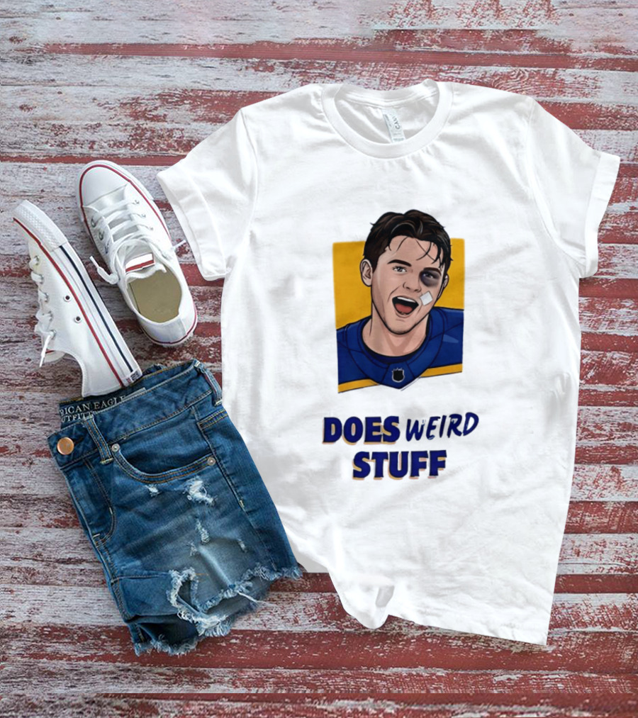Buffalo Sabres Zach Benson Does Weird Stuff T-Shirt