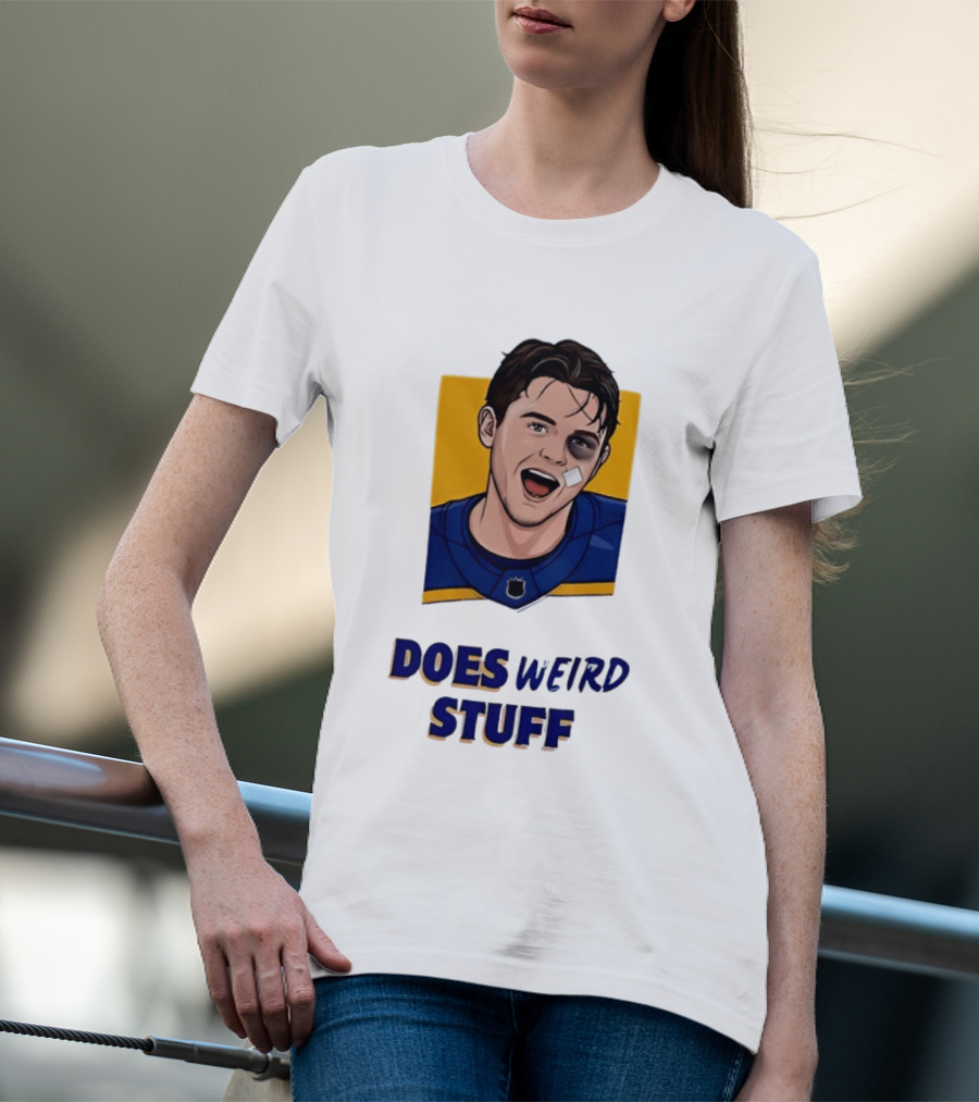 Buffalo Sabres Zach Benson Does Weird Stuff T-Shirt