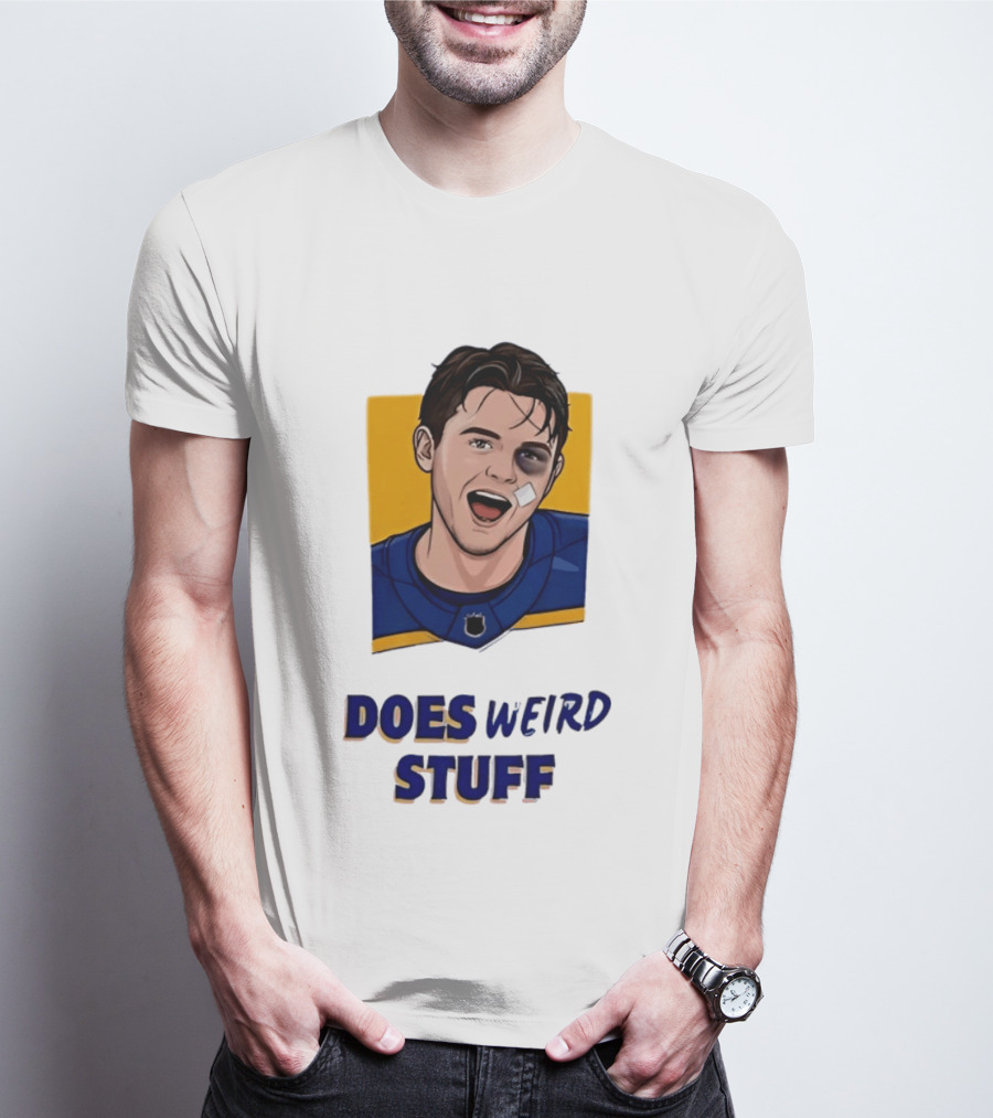 Buffalo Sabres Zach Benson Does Weird Stuff T-Shirt