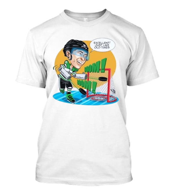 Jason Robertson Boom Excellent Just Like Old Times Hockey Goal T-Shirt