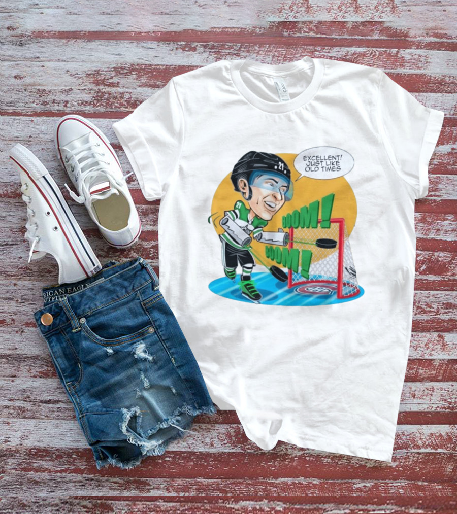 Jason Robertson Boom Excellent Just Like Old Times Hockey Goal T-Shirt