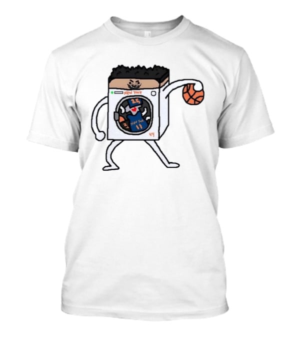 Landry Shamet New York Washing Machine Basketball Play T-Shirt