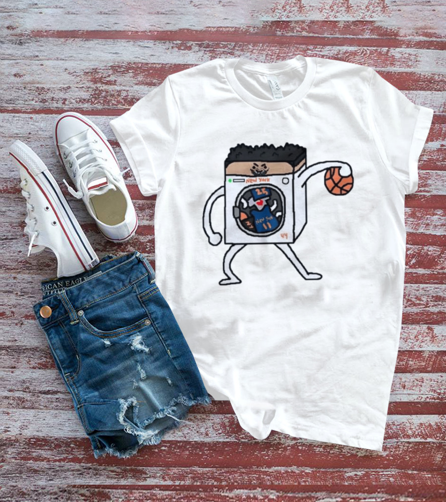 Landry Shamet New York Washing Machine Basketball Play T-Shirt