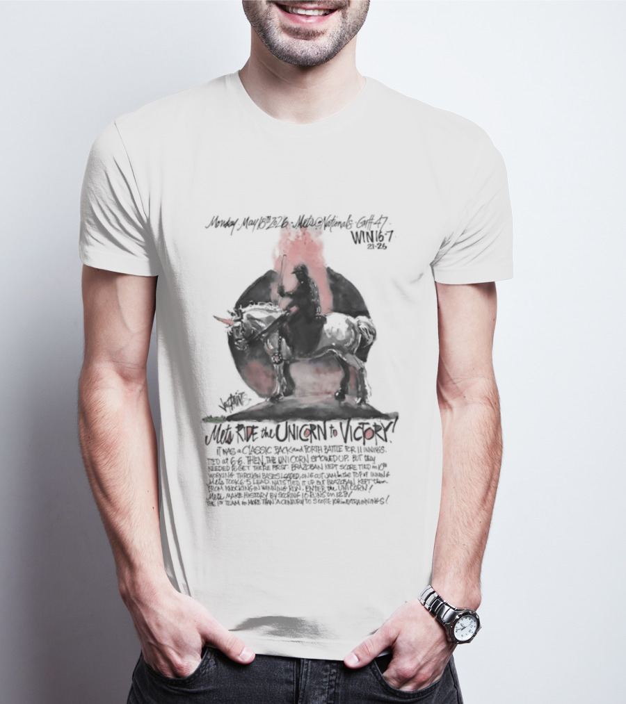 Mets Ride The Unicorn To Victory T-Shirt