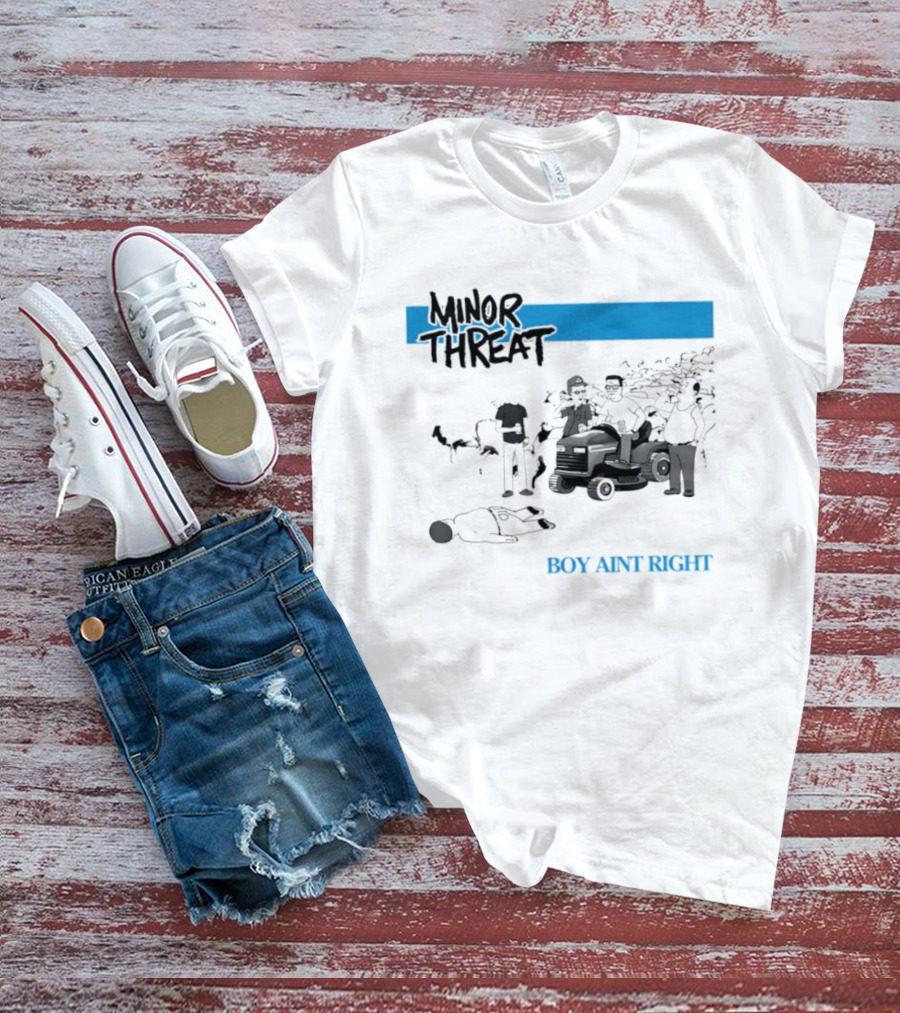 Minor Threat Boy Ain't Right Beer Mower Scene T-Shirt