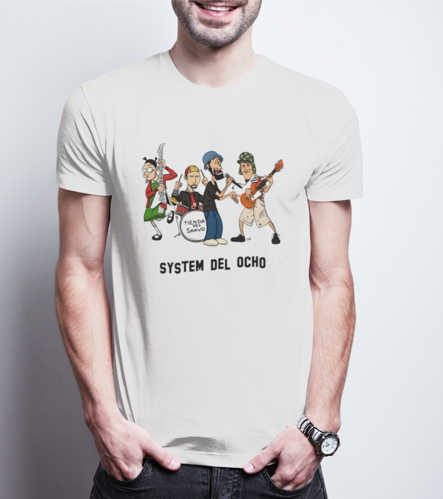 System Of A Down Tienda Shavo System Del Ocho Characters T-Shirt