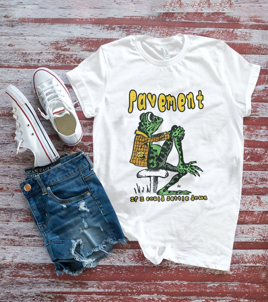 Pavement If I Could Settle Down Frog T-Shirt