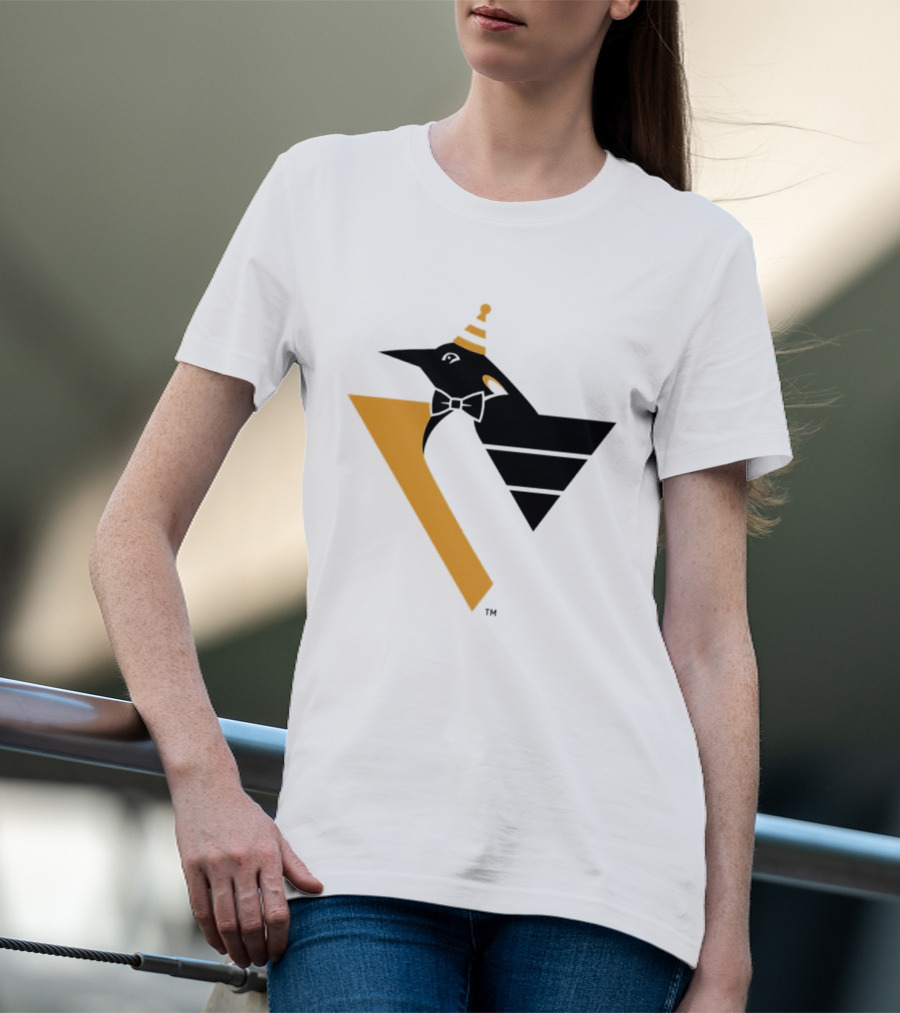 Pittsburgh Penguins Happy Birthday RoboPenguin NHL Party T-Shirt