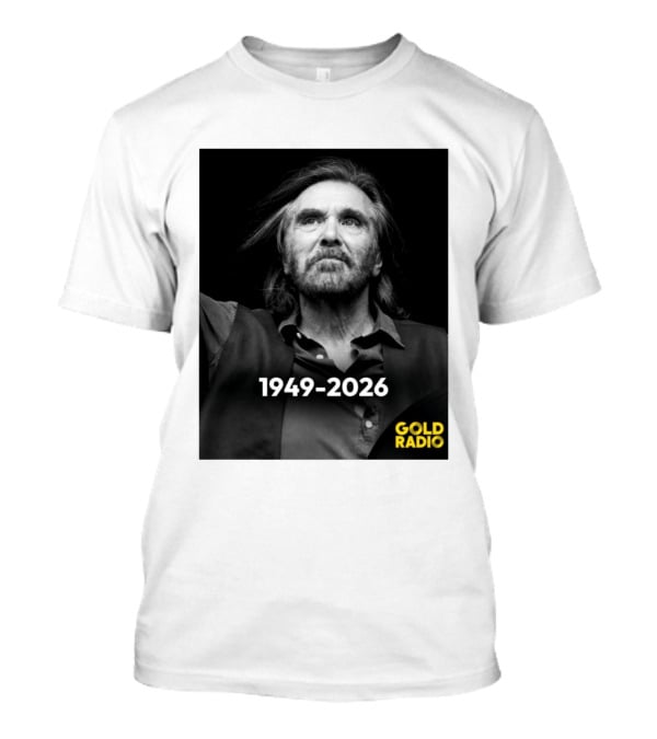 Dr Hook Singer Dennis Locorriere 1949 2026 Gold Radio T-Shirt