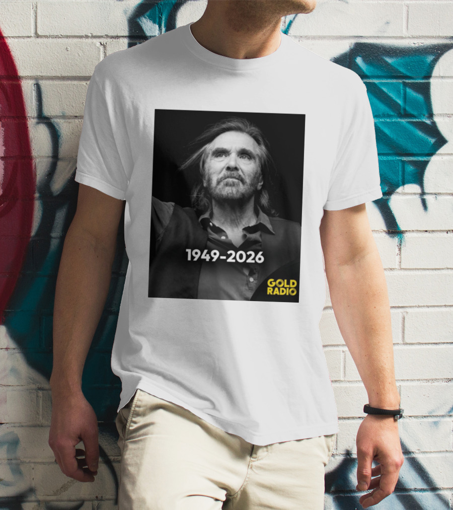 Dr Hook Singer Dennis Locorriere 1949 2026 Gold Radio T-Shirt