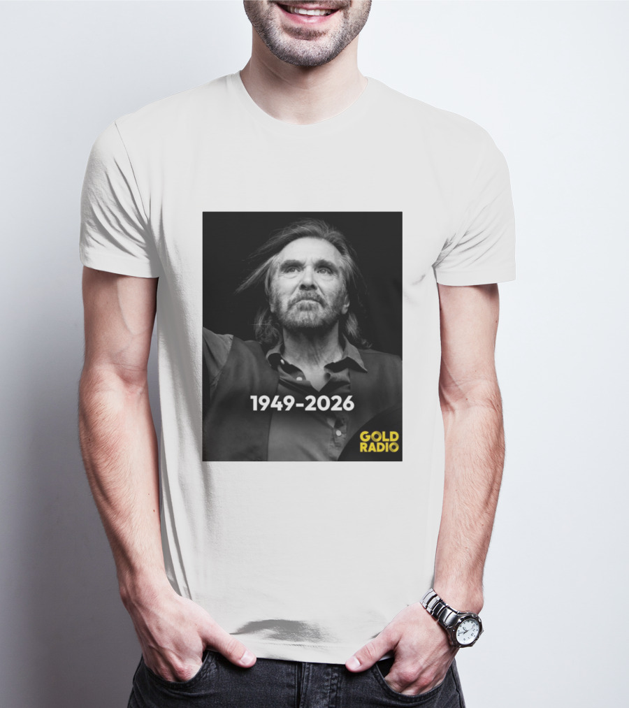 Dr Hook Singer Dennis Locorriere 1949 2026 Gold Radio T-Shirt