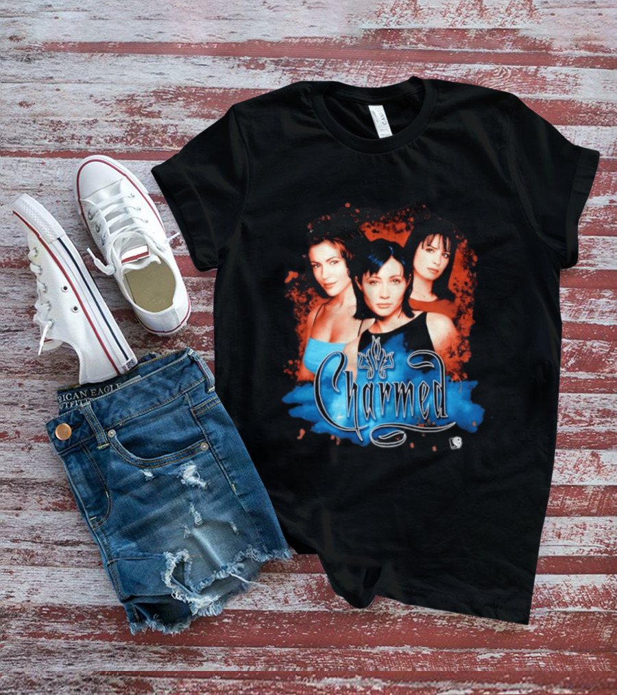 Charmed 1998 Prue Piper Phoebe Iconic Magic Sisters T-Shirt