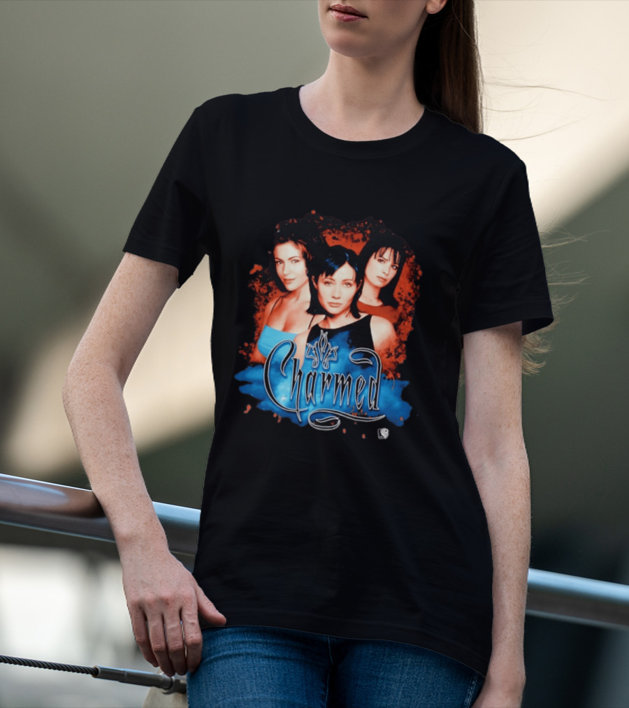 Charmed 1998 Prue Piper Phoebe Iconic Magic Sisters T-Shirt