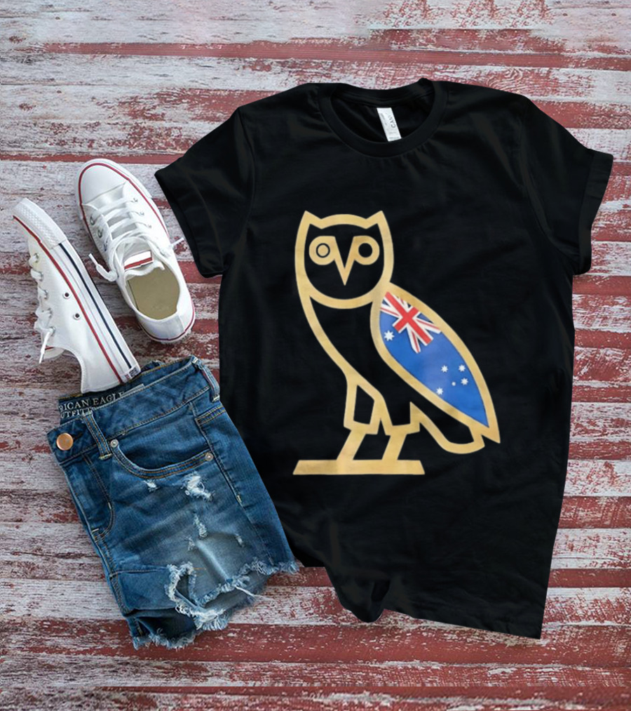 OVO Owl With Australia Flag T-Shirt