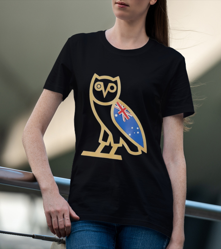OVO Owl With Australia Flag T-Shirt