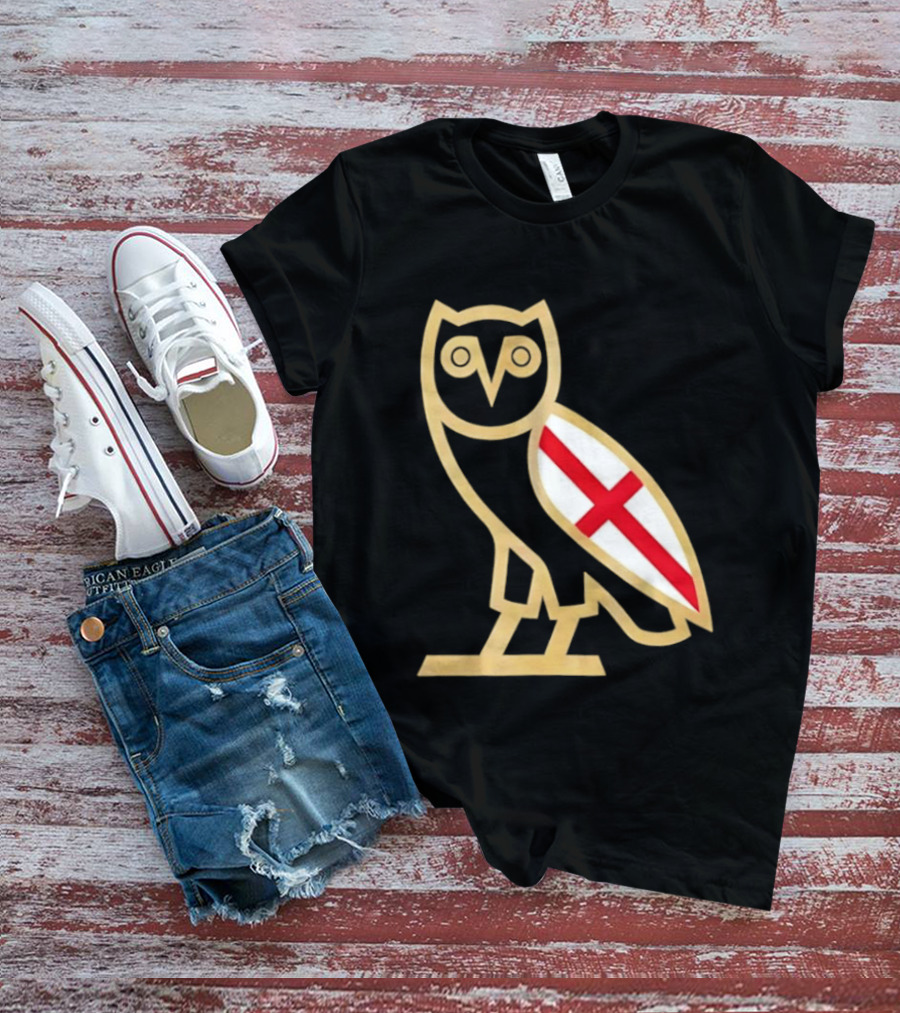 OVO Owl England Flag T-Shirt