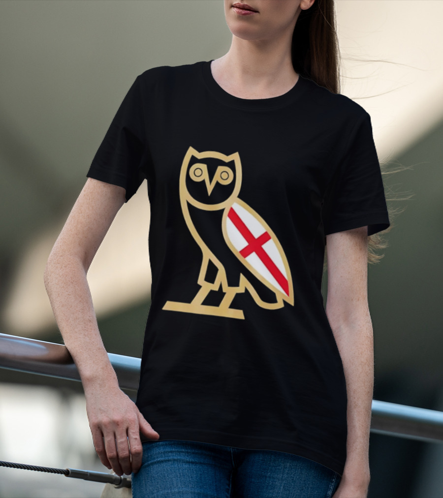 OVO Owl England Flag T-Shirt