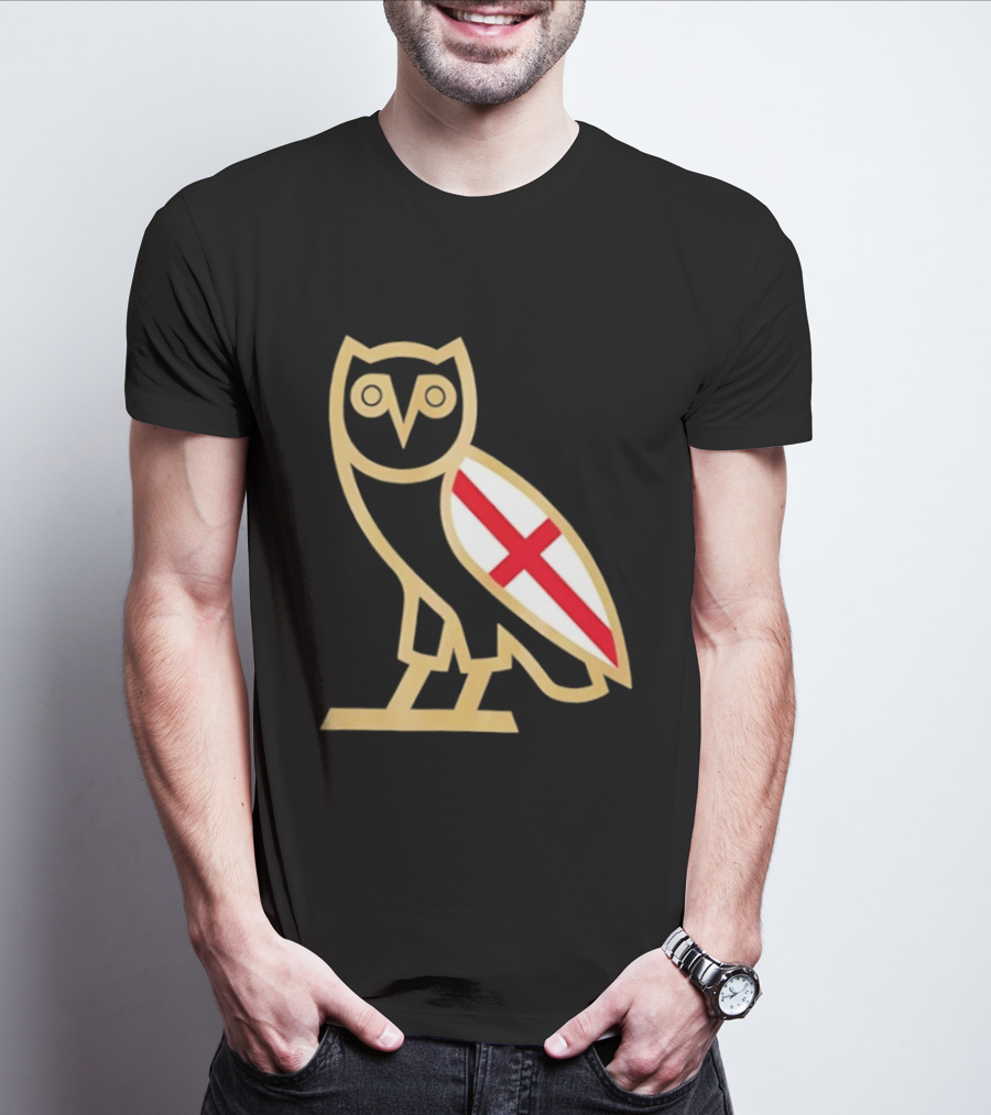 OVO Owl England Flag T-Shirt