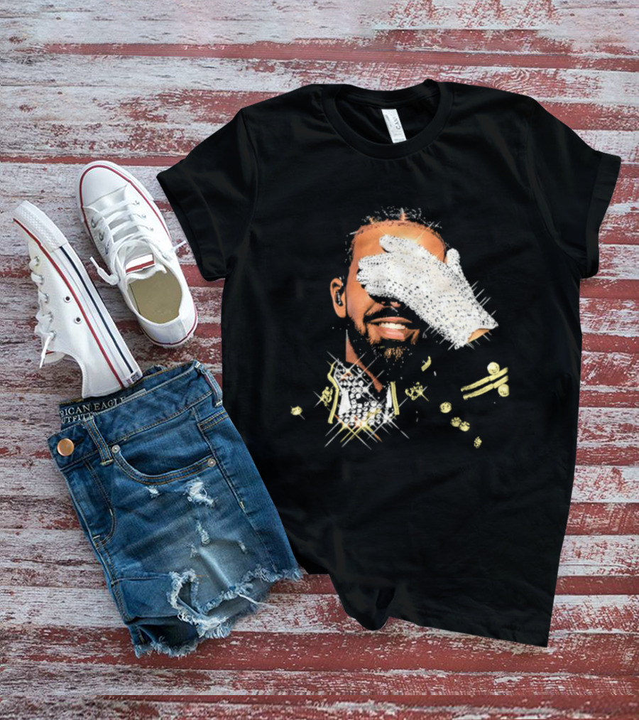 Drake Iceman Pay Tribute To Michael Jackson Glitter Glove Iconic Gesture T-Shirt