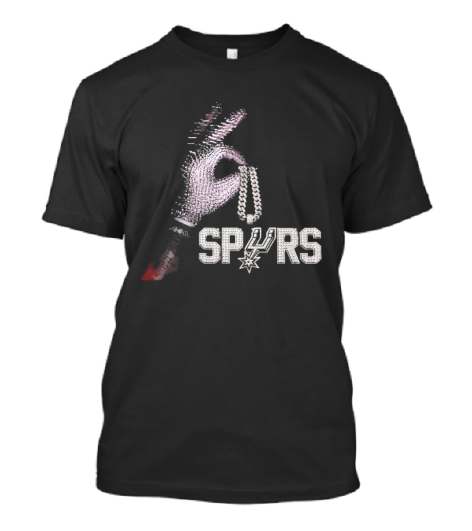 Drake Iceman Spurs Diamond Hand San Antonio Spurs T-Shirt