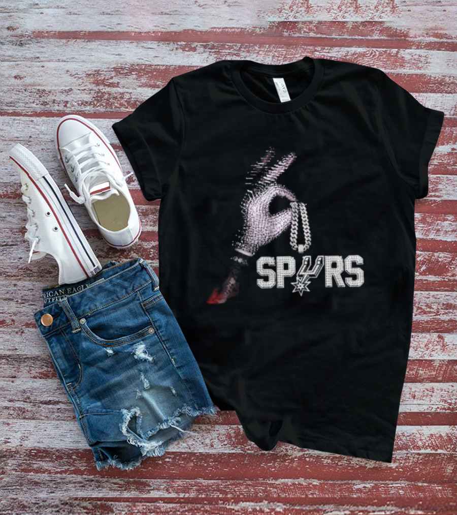 Drake Iceman Spurs Diamond Hand San Antonio Spurs T-Shirt