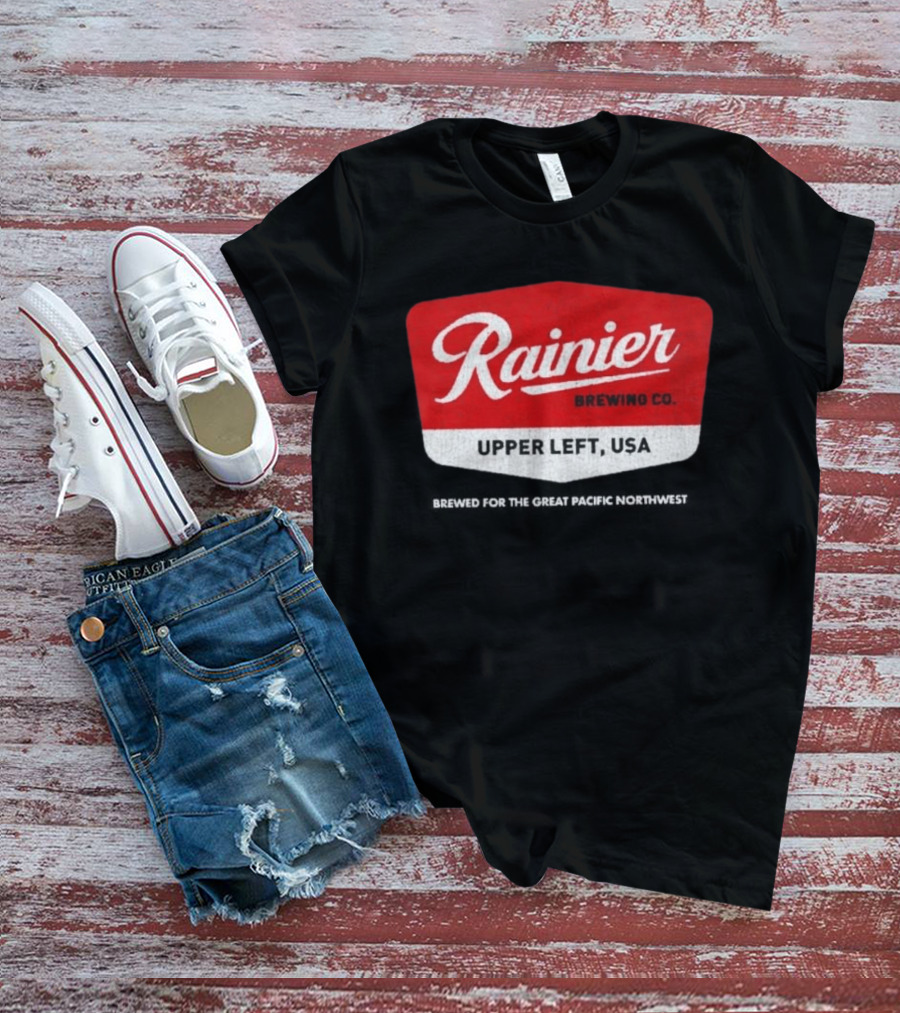 Rainier Brewing Co Upper Left USA Pacific Northwest T-Shirt