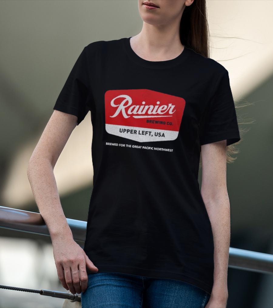Rainier Brewing Co Upper Left USA Pacific Northwest T-Shirt