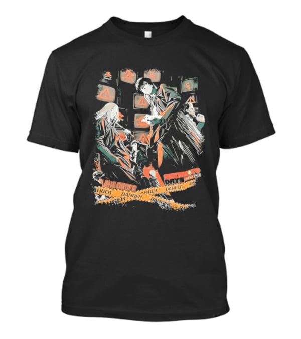 Sakamoto Days The Order Danger Anime Warning Signs T-Shirt