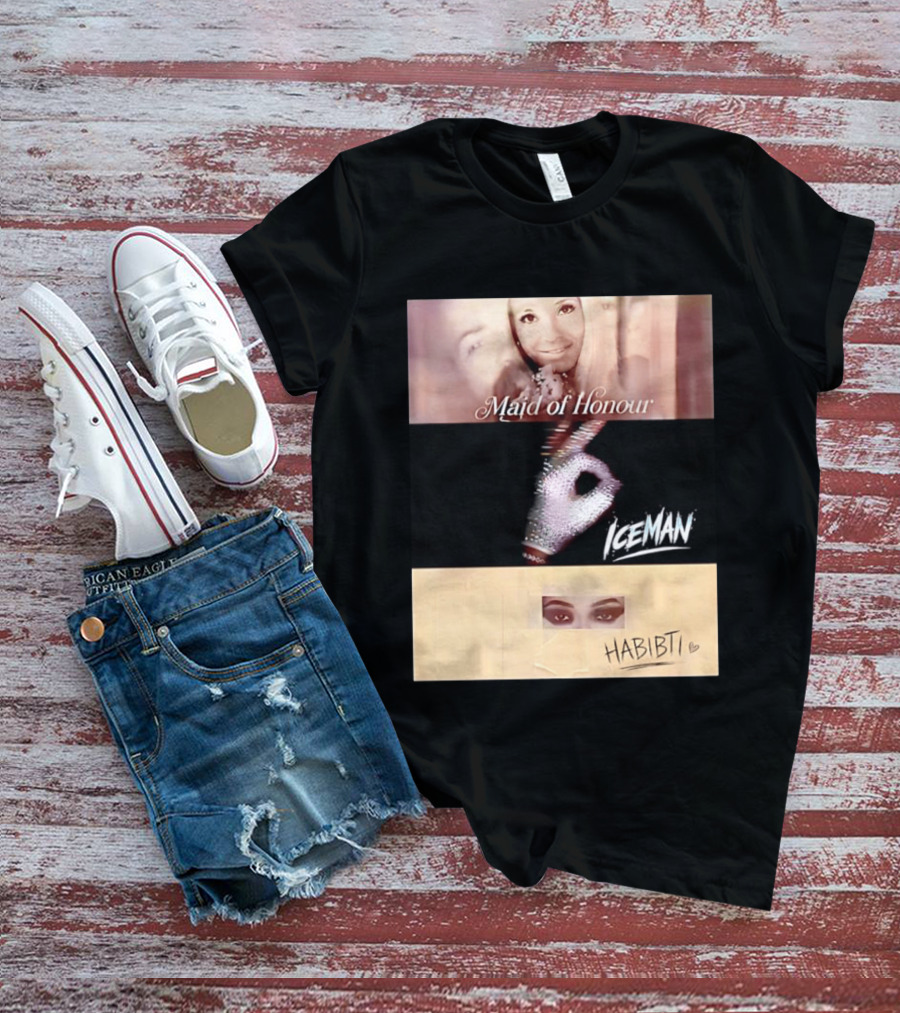 Maid Of Honour Iceman Habibti Mashup With Glove And Portraits T-Shirt