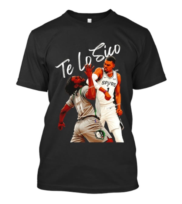 San Antonio Spurs Basketball Te Lo Sico Wemby Elbow Reid T-Shirt