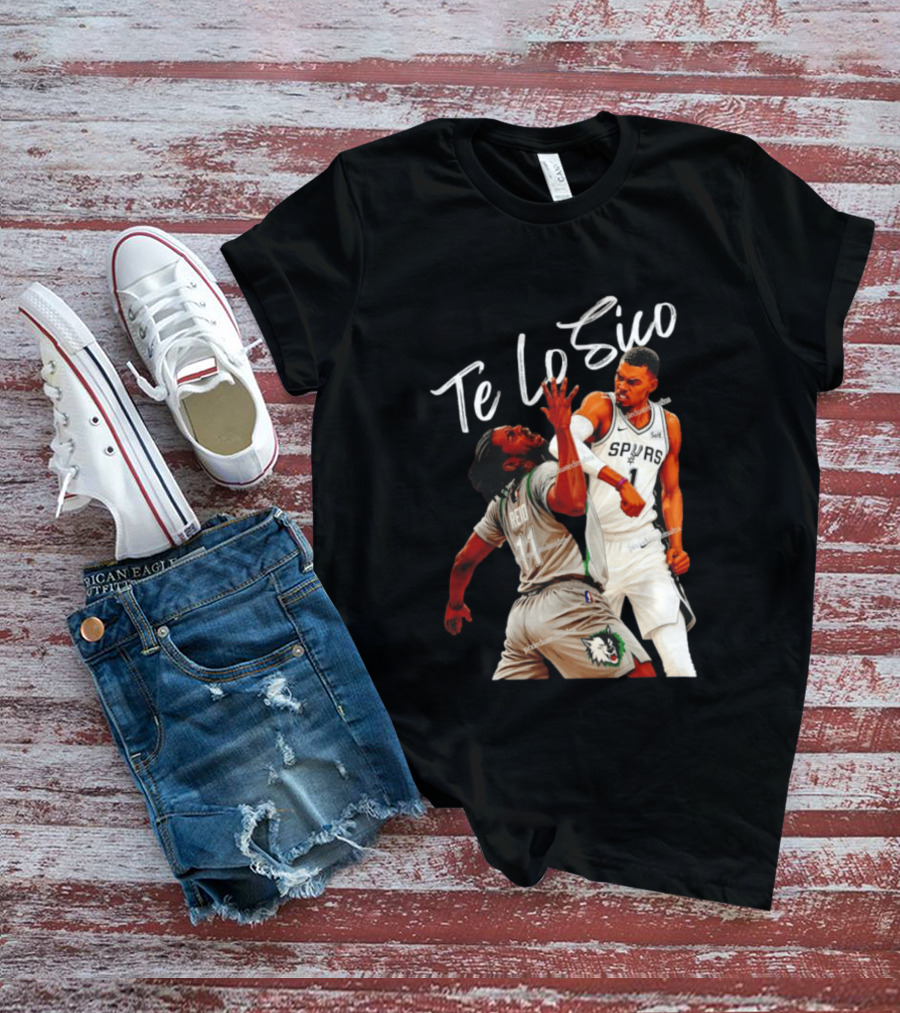 San Antonio Spurs Basketball Te Lo Sico Wemby Elbow Reid T-Shirt