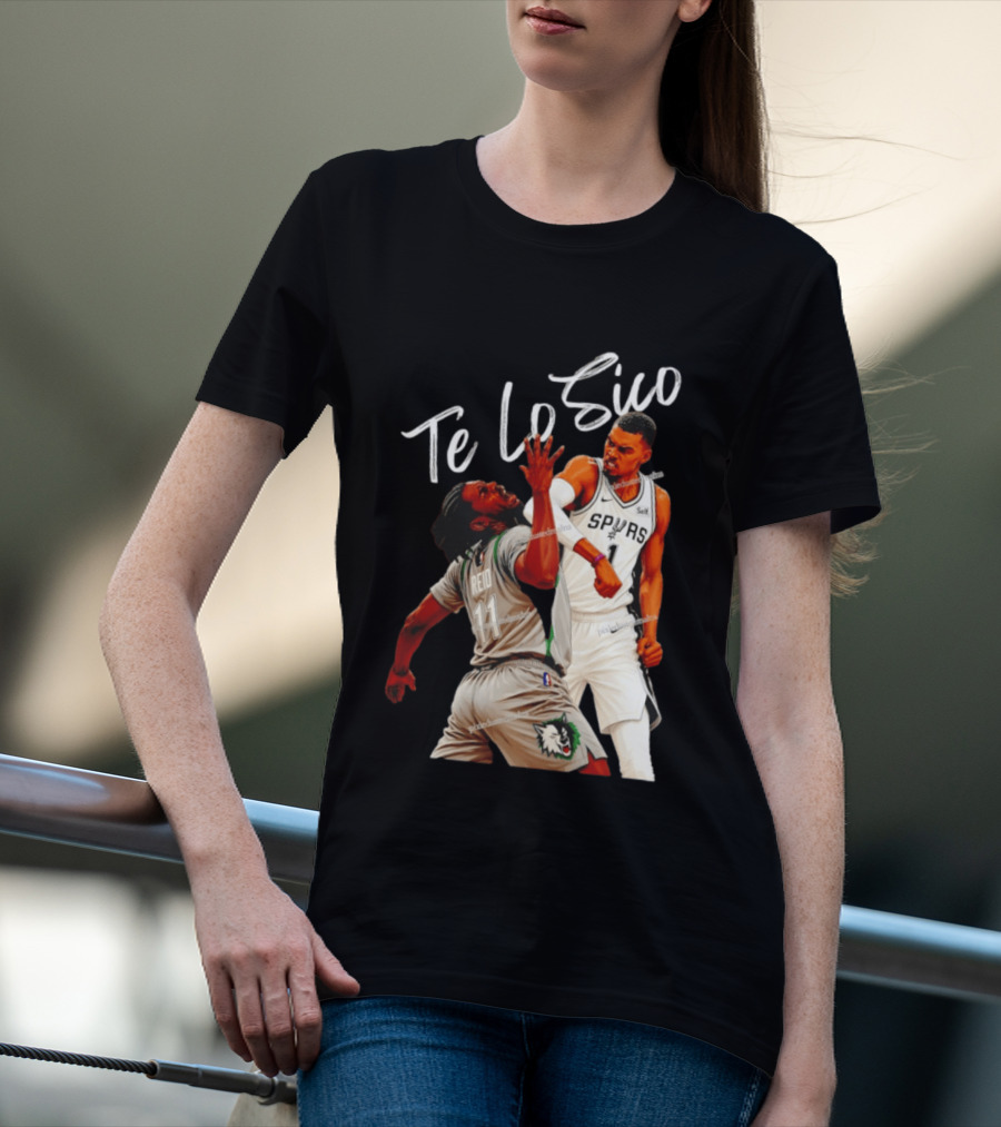 San Antonio Spurs Basketball Te Lo Sico Wemby Elbow Reid T-Shirt
