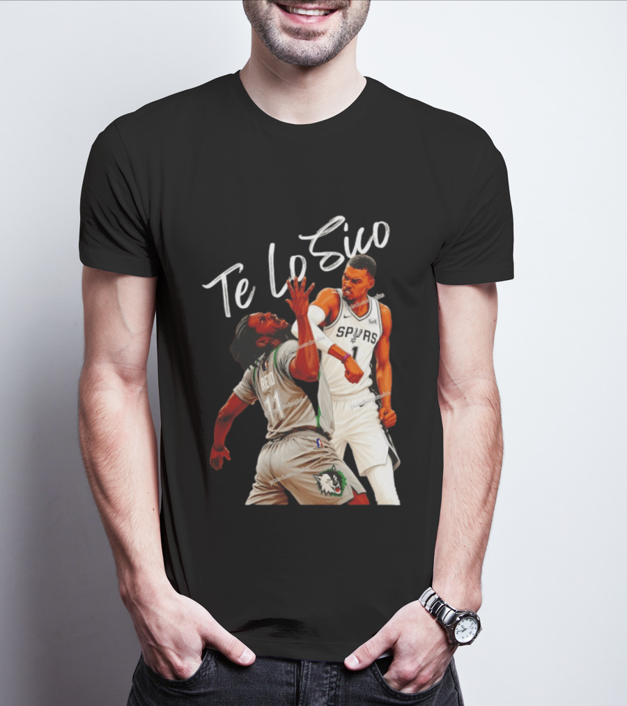 San Antonio Spurs Basketball Te Lo Sico Wemby Elbow Reid T-Shirt