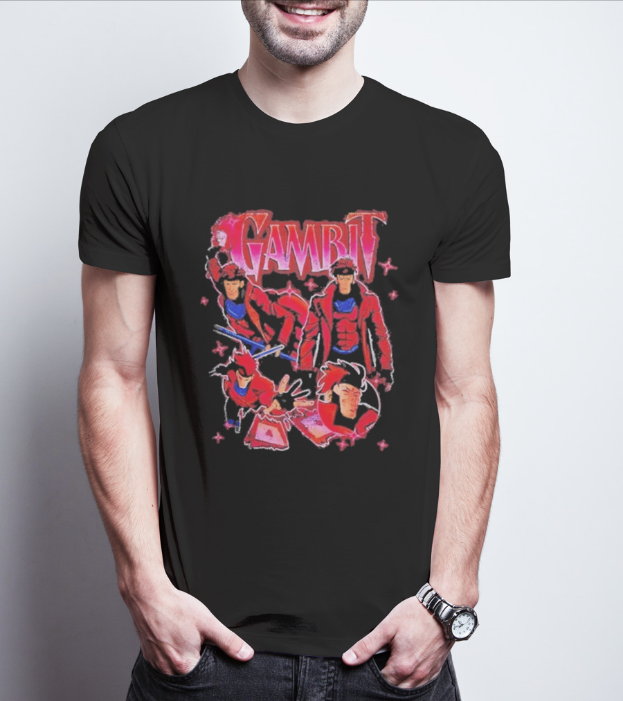X Men Gambit Marvel Comic T-Shirt