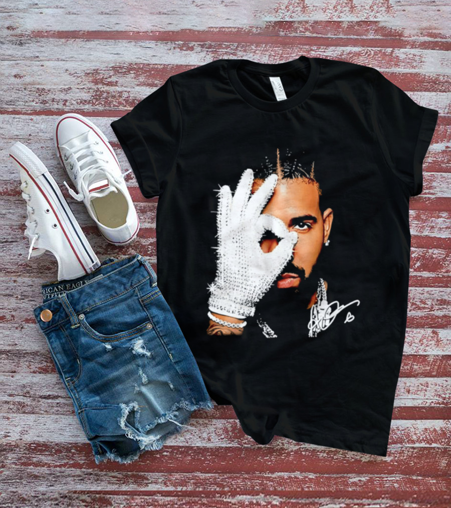 The Iceman Drake Rhinestone Glove T-Shirt