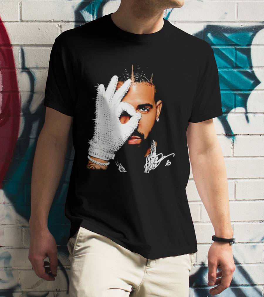 The Iceman Drake Rhinestone Glove T-Shirt