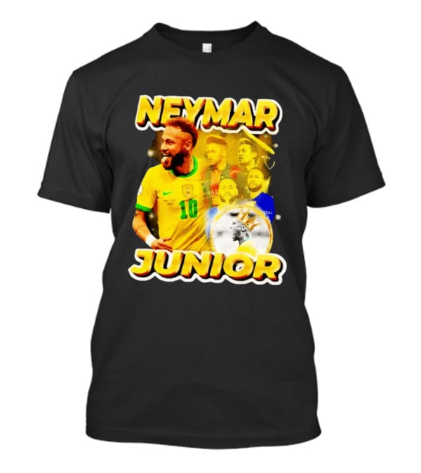 Neymar Junior Brasil National Football Team 10 Celebration Soccer Star T-Shirt