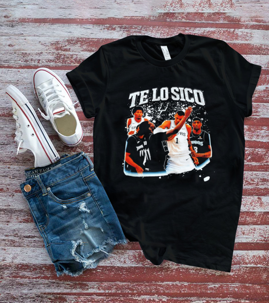 San Antonio Spurs Te Lo Sico Basketball Victor Wembanyama Naz Reid T-Shirt