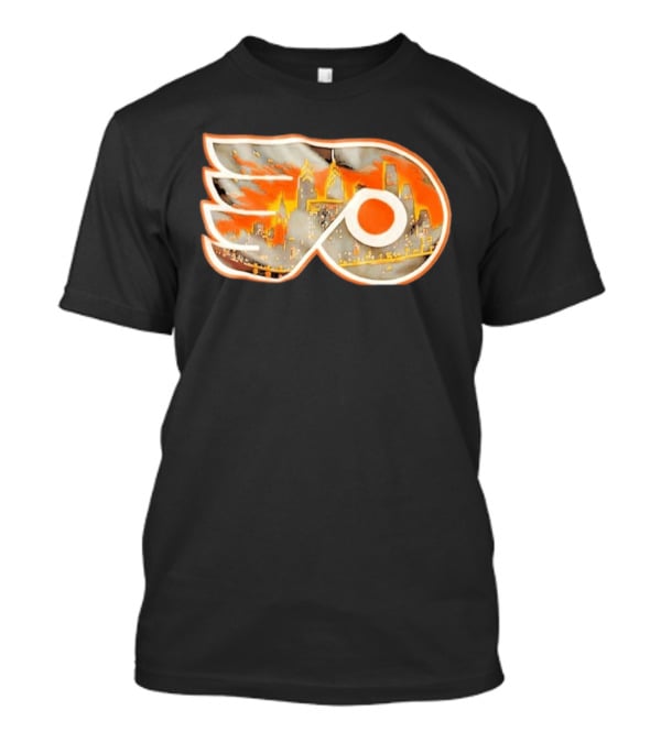 Philadelphia Flyers City Skyline NHL Hockey 2026 T-Shirt
