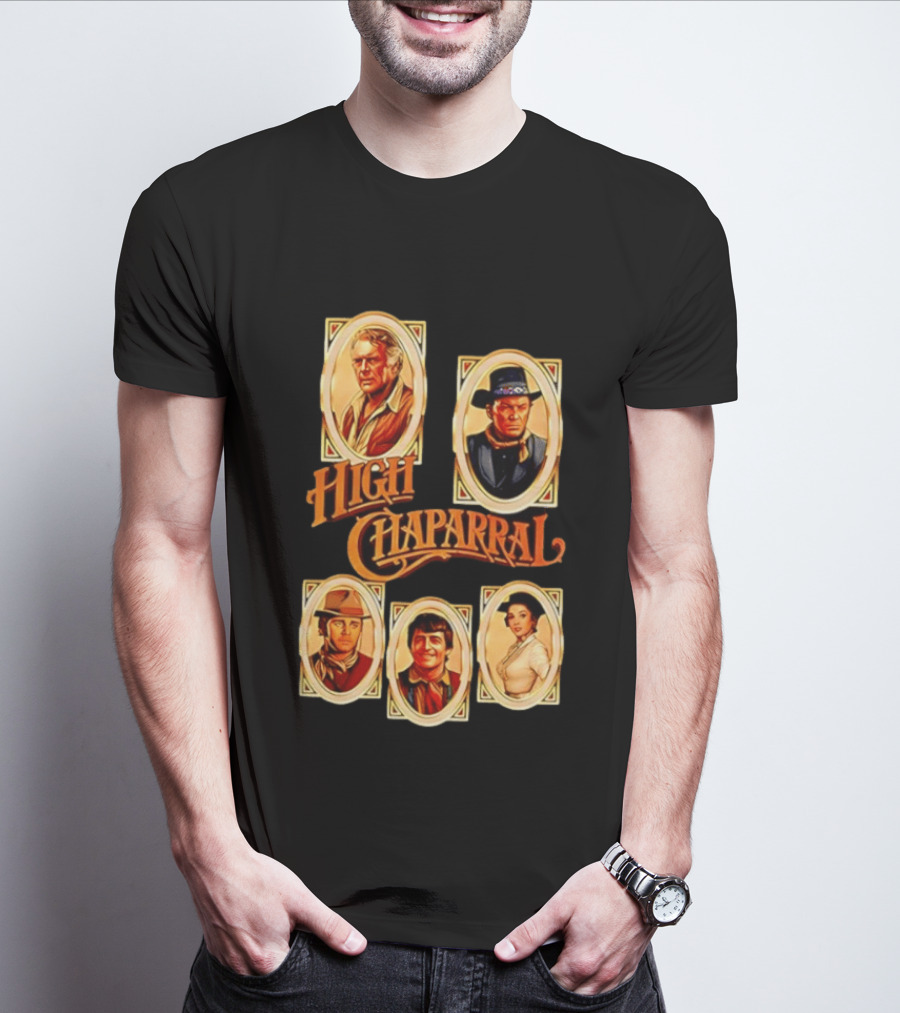 High Chaparral Classic Western Characters Collection T-Shirt