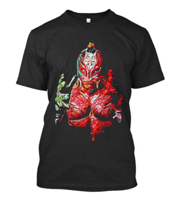 Rey Mysterio Vibrant Luchador Mask T-Shirt