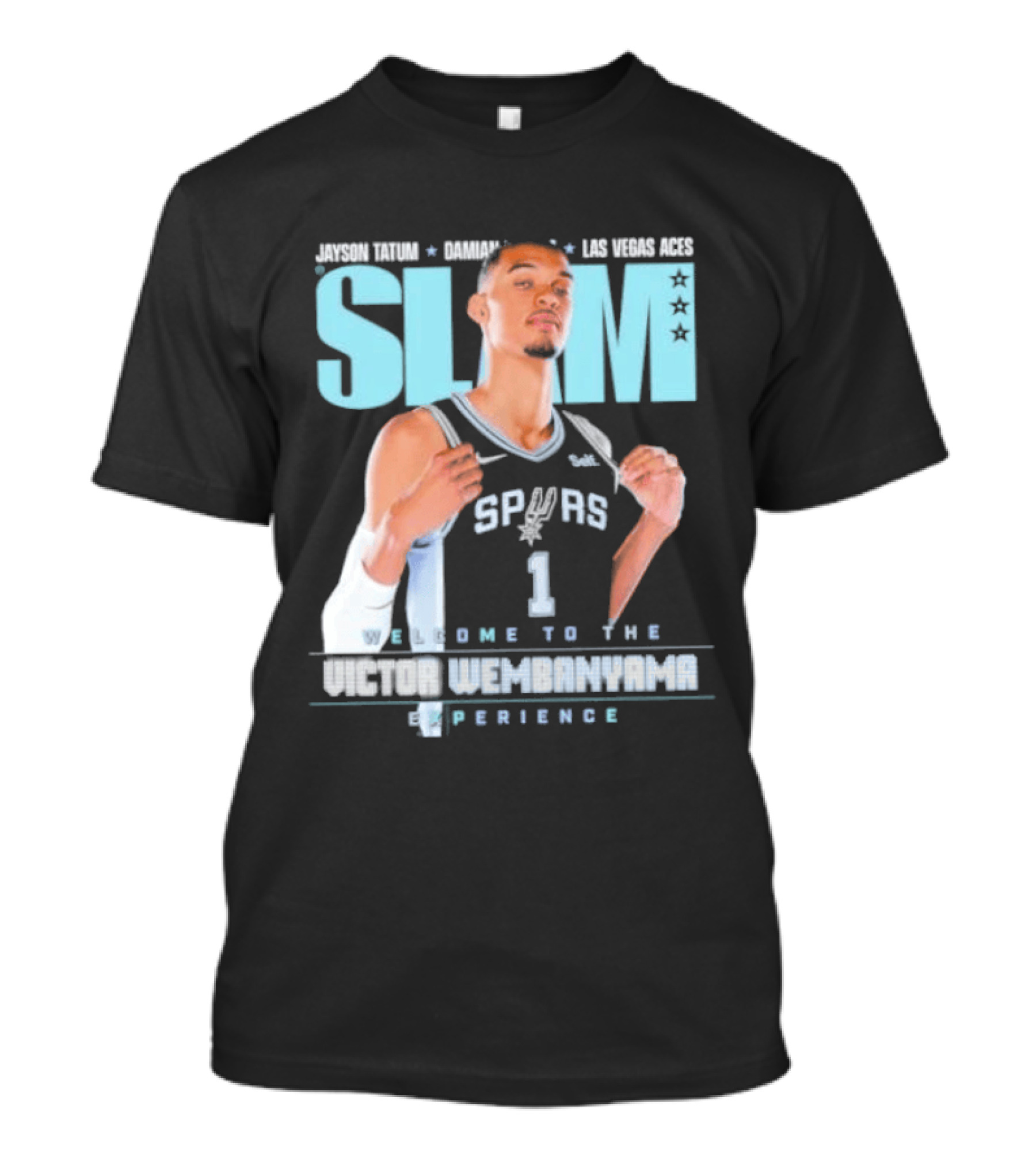 SLAM Victor Wembanyama Spurs Experience Welcome T-Shirt
