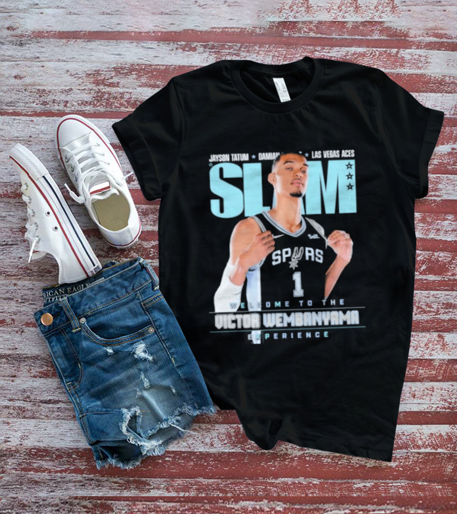 SLAM Victor Wembanyama Spurs Experience Welcome T-Shirt